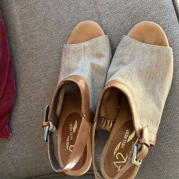 Aerosoles A2 Heelrest High Heel Sling Back Sandel Size US 6 1/2 - Picture 6 of 9